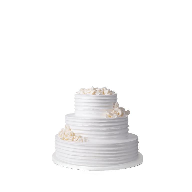 Rustic cake (stacked tiers)