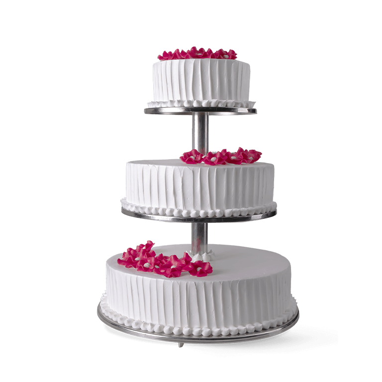 Торт Незабутня мить (класичний стелаж) - Весільні торти - Торти