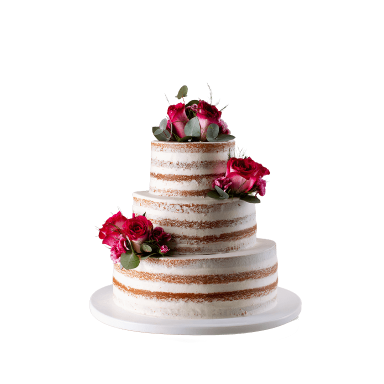 Торт Naked cake - Весільні торти - Торти