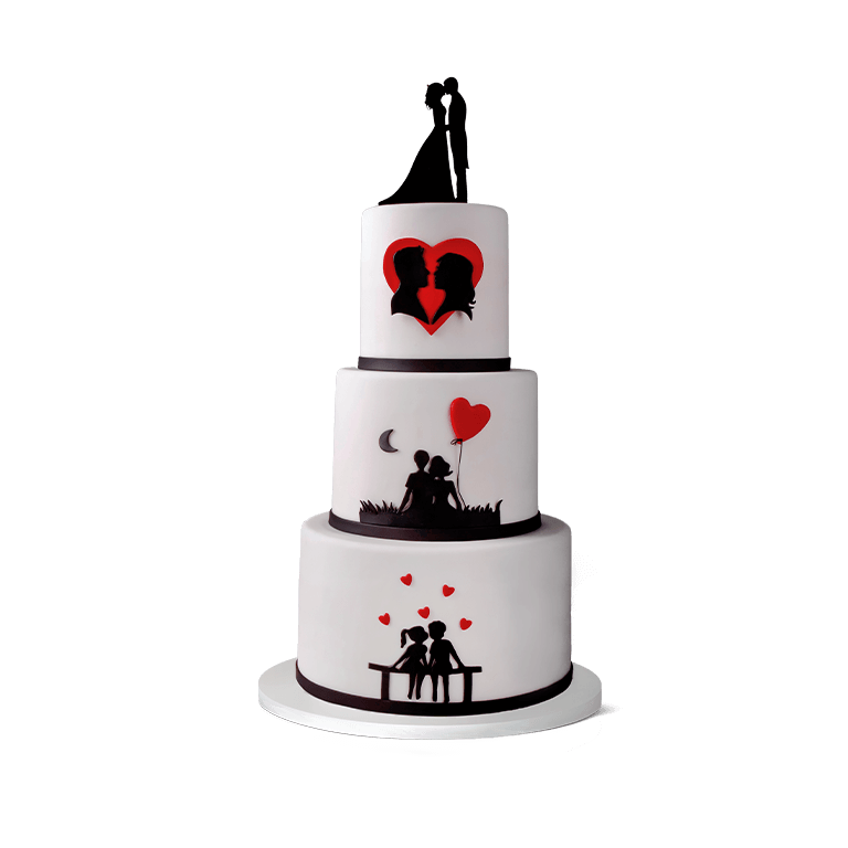 Love Story Cake