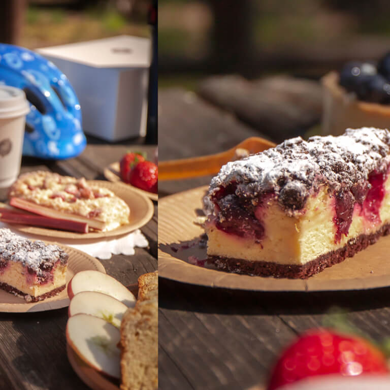 Cheesecake with cherries - Cheesecakes - Baked cakes - Zdjęcie 1