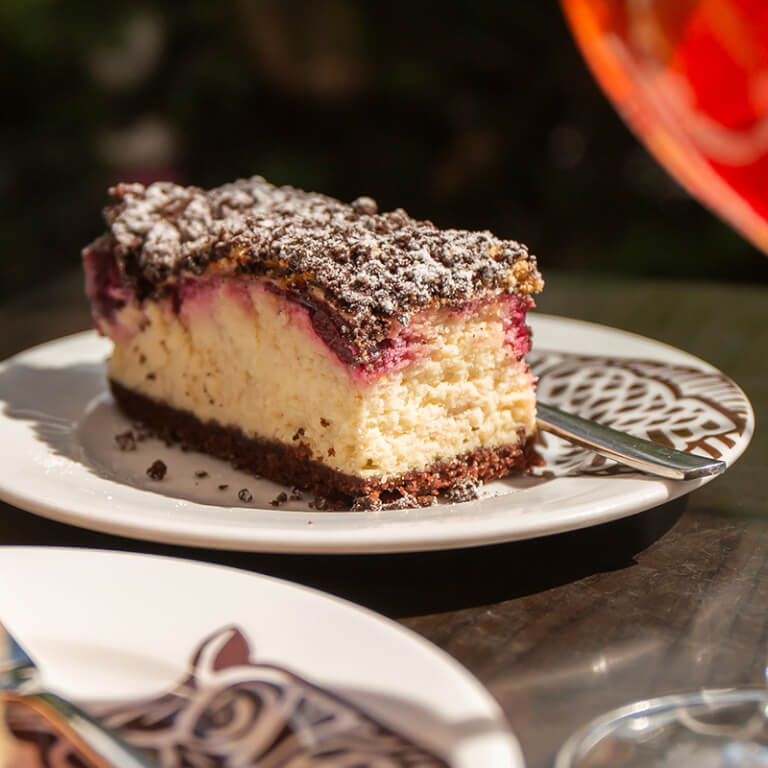 Cheesecake with cherries - Cheesecakes - Baked cakes - Zdjęcie 2