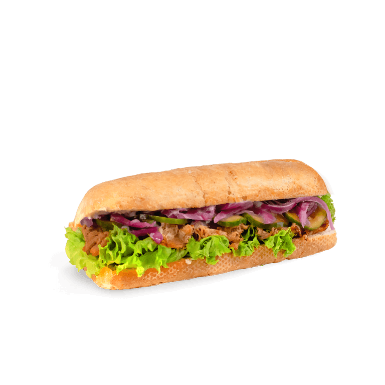 Ciabatta z szarpaną wieprzowiną