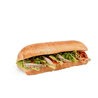 Ciabatta ze schabem i kimchi 