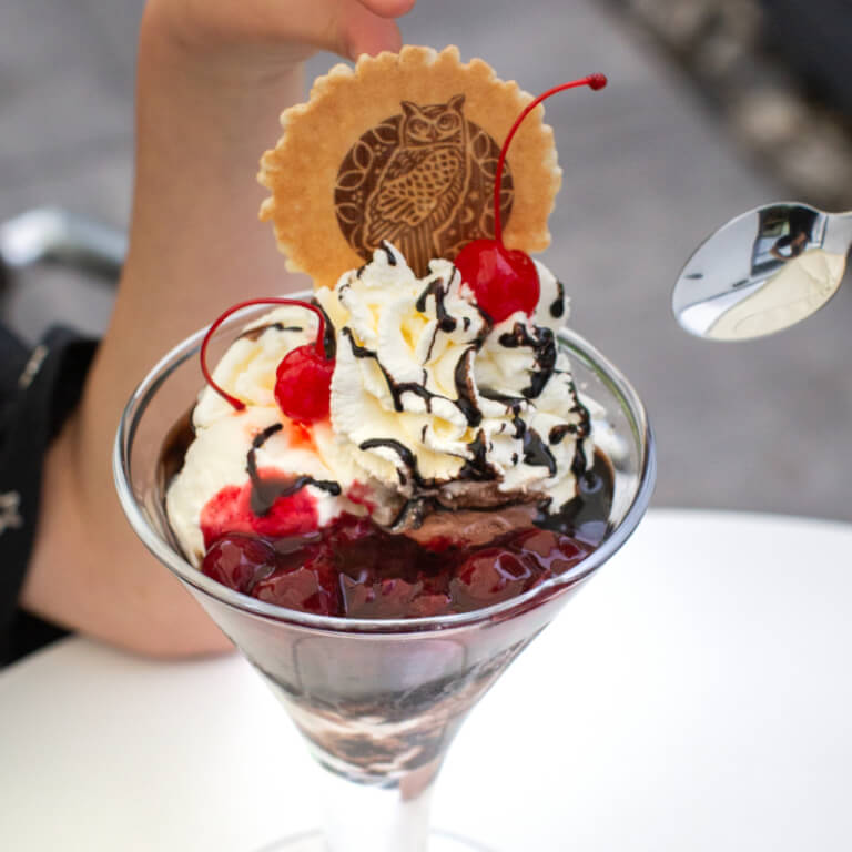 Deser lodowy Tartufo - W pucharku - Lody - Zdjęcie 1
