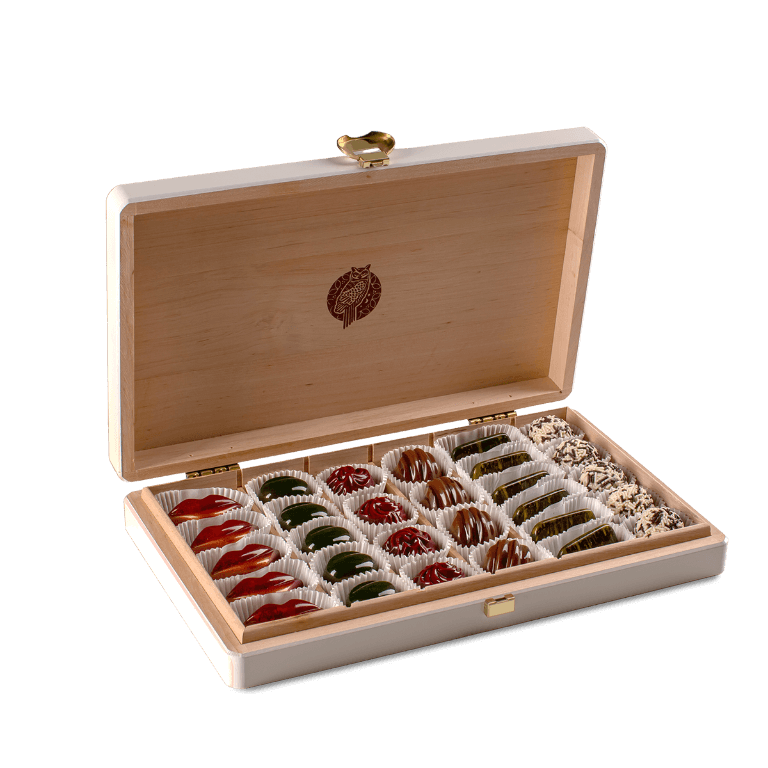 Колекція праліне в середній коробці - Праліне - Шоколадні кондитерські вироби