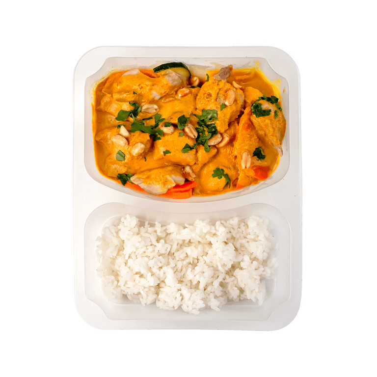 Kurczak z żółtym curry z warzywami