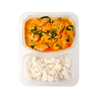 Kurczak z żółtym curry z warzywami