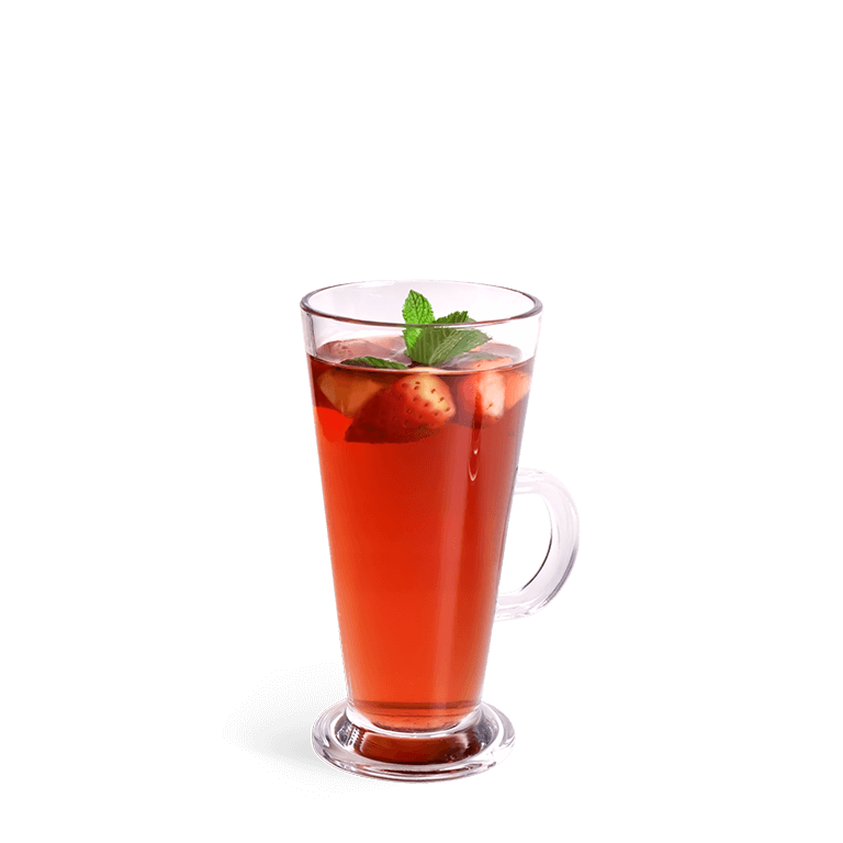 LAWENDOWA HERBATA Z TRUSKAWKAMI  