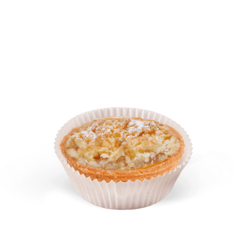 Apple cupcake with crumble
