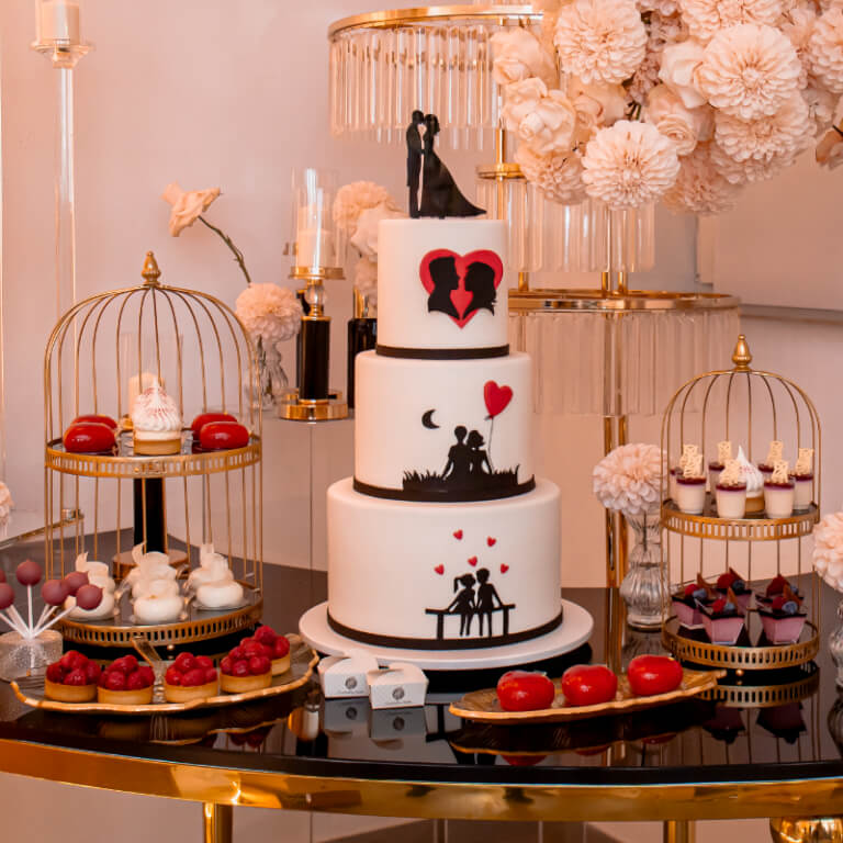 Торт Love story - Весільні торти - Торти - Zdjęcie 2