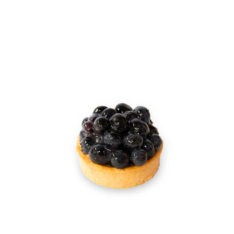 Blueberry banquet cupcake