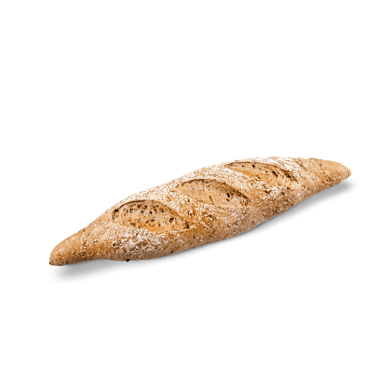 Rye baguette