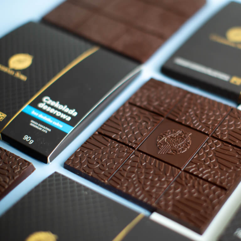 Czekolada Deserowa bez dodatku cukru - Czekolady - Galanteria czekoladowa - Zdjęcie 1