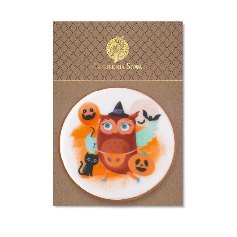 Ciastko z dekoracją Halloweenową - Strasznie pyszne - Halloween