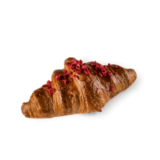 Croissant z nadzieniem malinowym