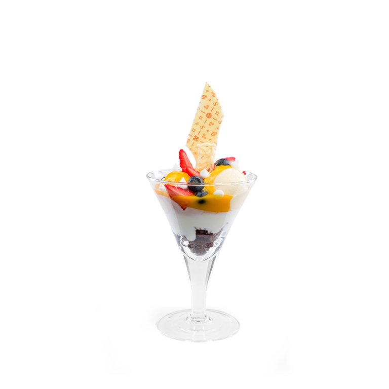 Yoghurt symphony ice-cream dessert