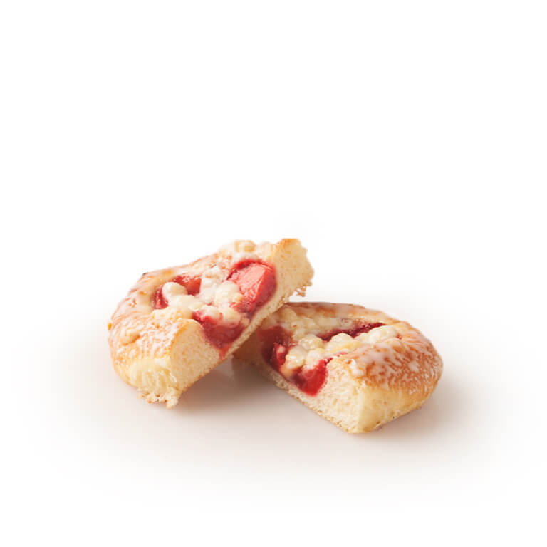 Drożdżówka z rabarbarem - Ciastka sztukowe - Ciastka