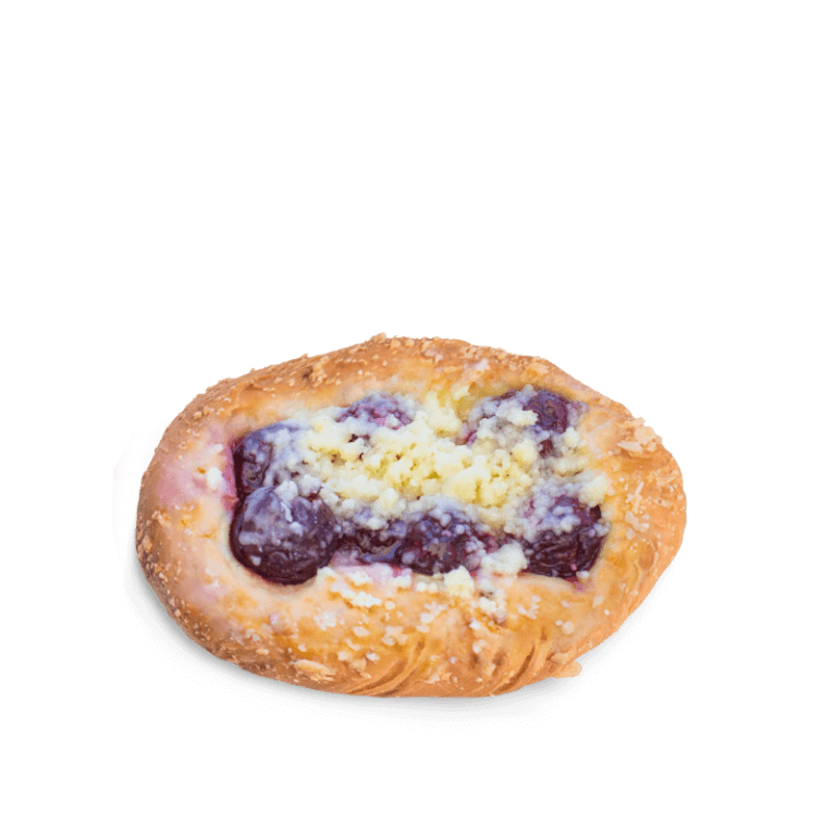 Drożdżówka z wiśniami - Ciastka sztukowe - Ciastka