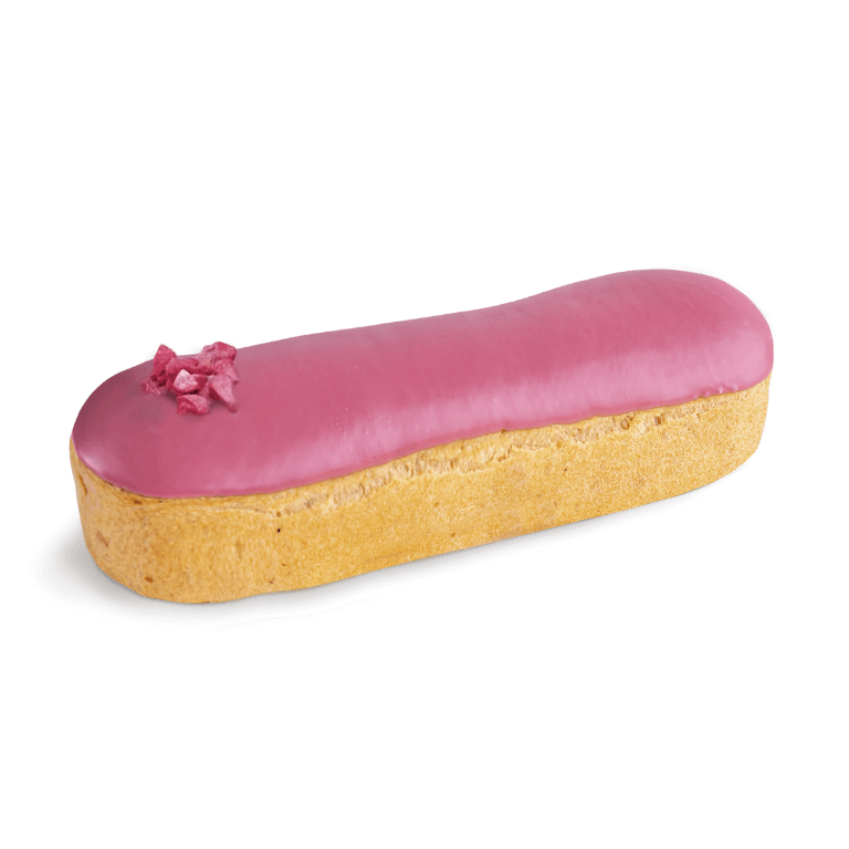 Ekler malinowy - Ciastka sztukowe - Ciastka