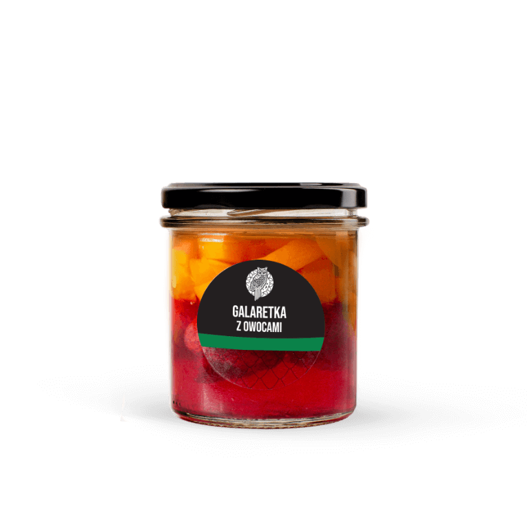 Galaretka z owocami - Deserki - Sowa lunchowa