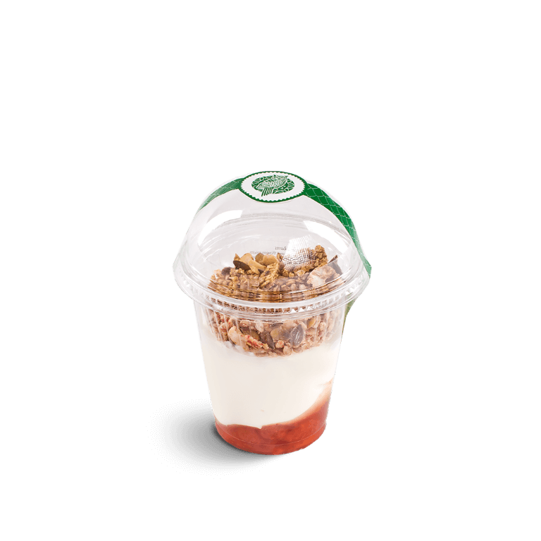 Granola z truskawkami - Granola - Sowa lunchowa