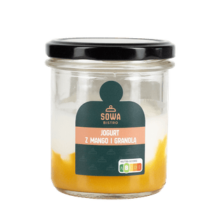 Jogurt z mango i granolą
