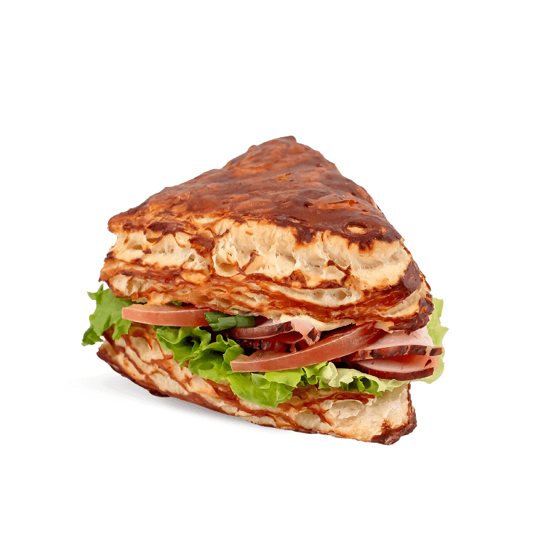 Bułka francuska z szynką wieprzową