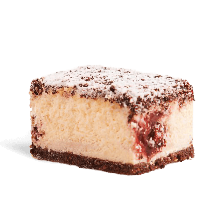 Cheesecake with cherries