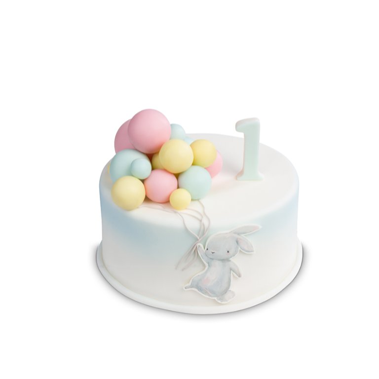 Bunny with baloons Cake - Extra-decorative cakes - Cakes