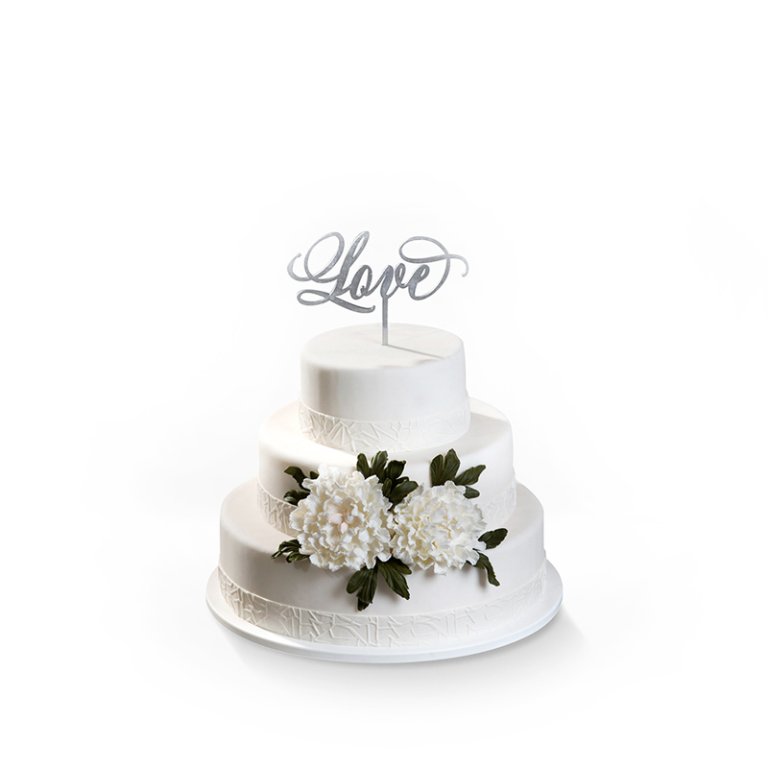 Peony Flowers Cake - Wedding cakes - Cakes