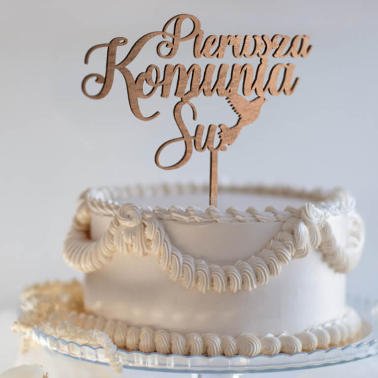 Tort Anielska Korona - Torty komunijne - Torty - Zdjęcie 1
