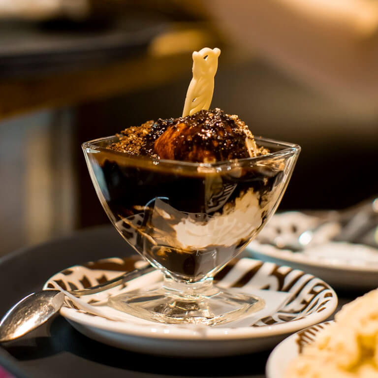 Cookie temptation ice-cream dessert - In a sundae glass - Ice cream - Zdjęcie 1