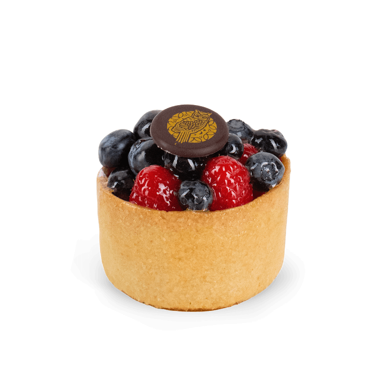 Mini sernik z owocami - Ciastka sztukowe - Ciastka