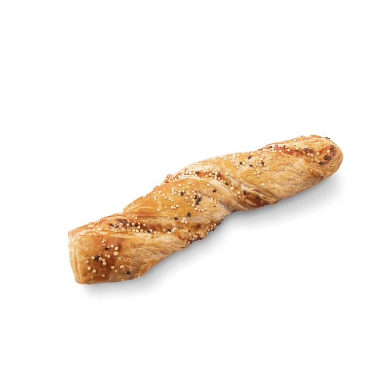Mini baguette with cheese