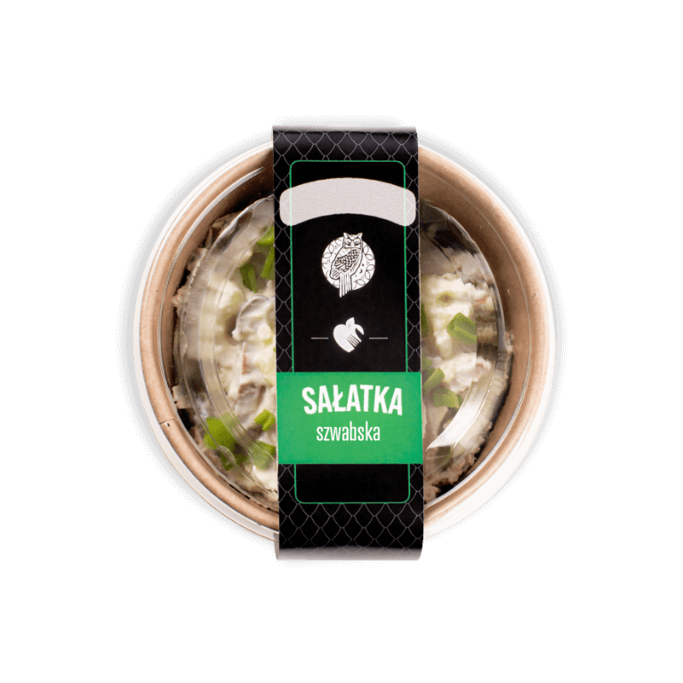 Sałatka szwabska - Mini sałatki - Sowa lunchowa