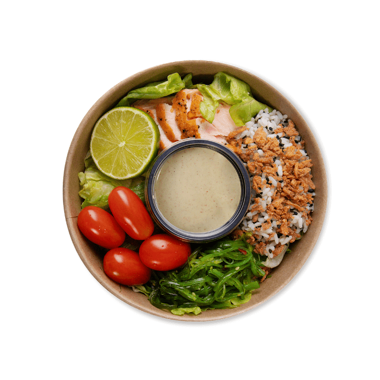 Salad with Roasted Salmon