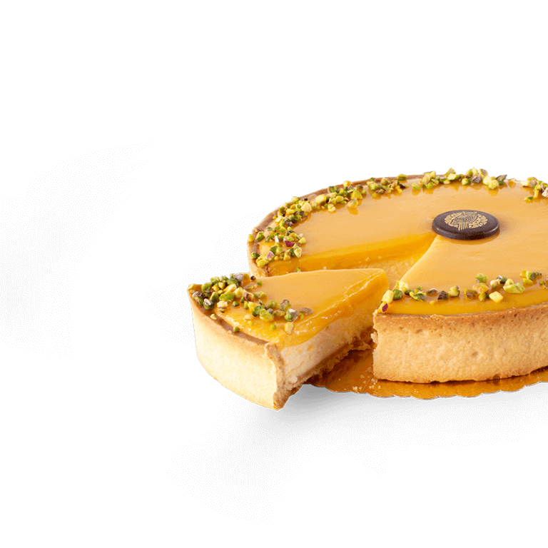 Mango-passion friut Tart - Baked tarts - Baked cakes