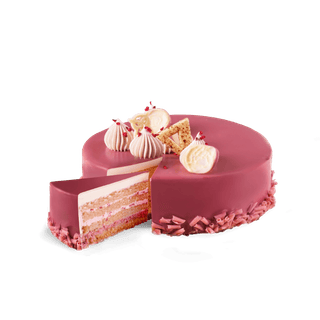 Tort chrupiąca malina