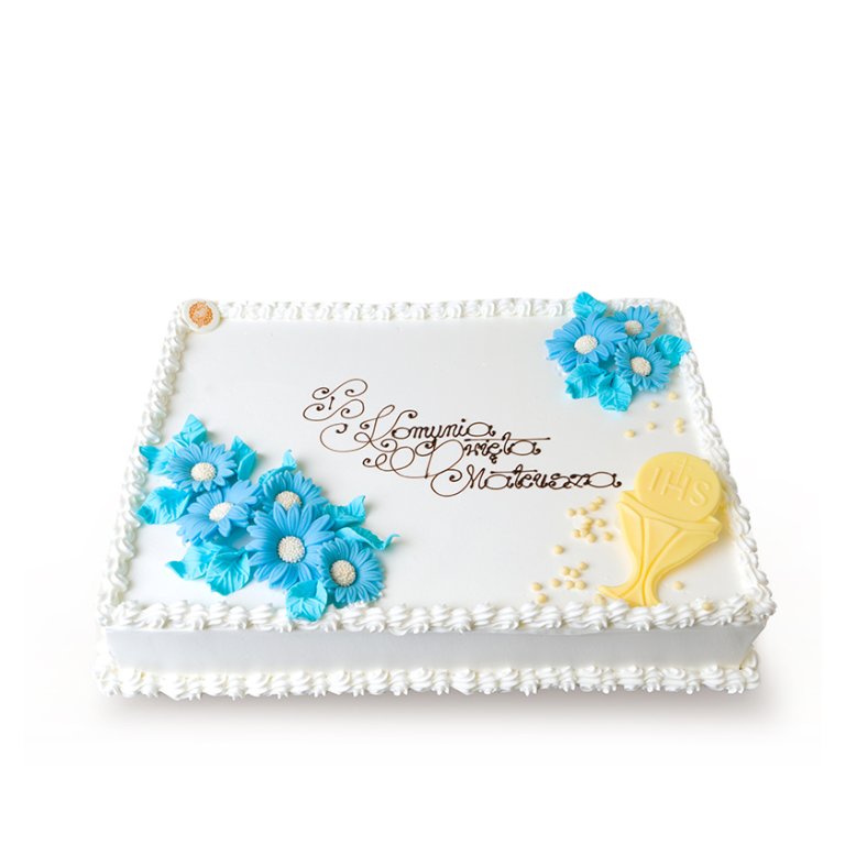 Classic decorative rectangular cake