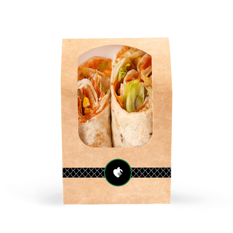 Wrap z salami na ostro - Wrapy - Sowa lunchowa