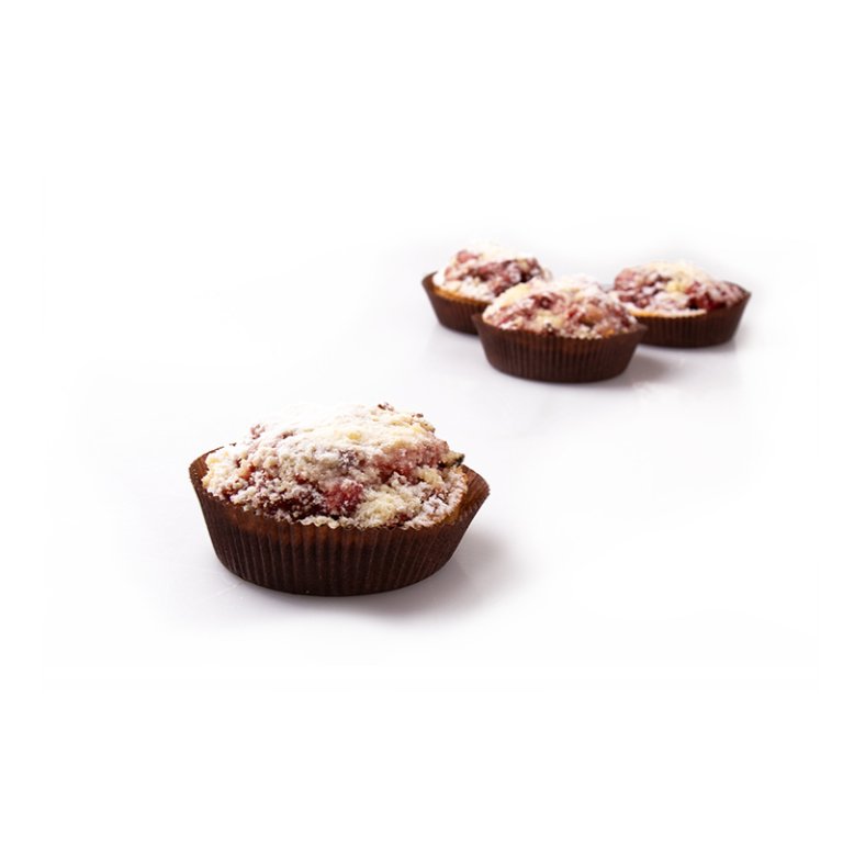 Tarta z rabarbarem mini - Babeczki - Ciastka