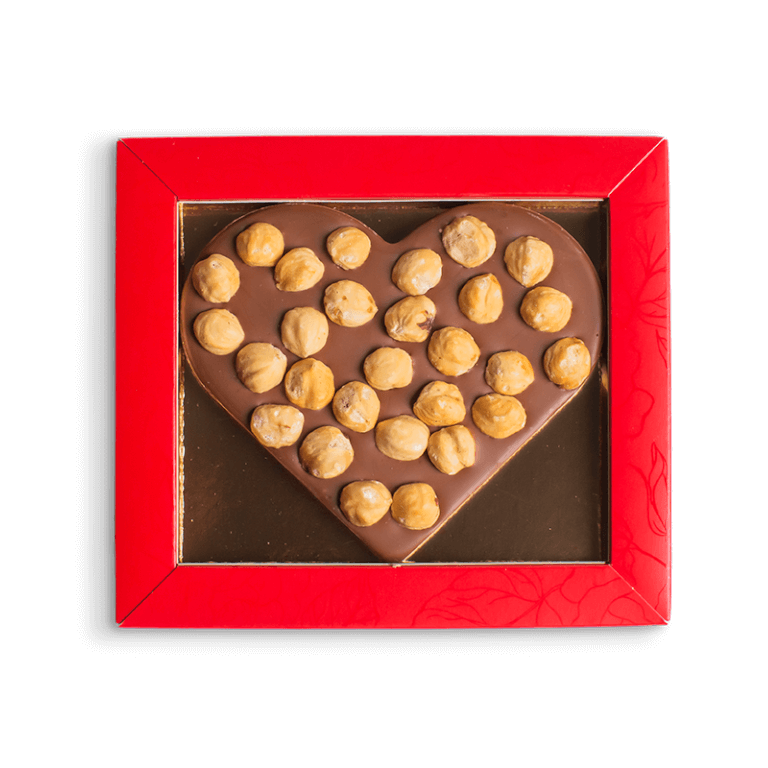 CZEKOLADA MLECZNA Z ORZECHAMI - Czekolady - Galanteria czekoladowa - Zdjęcie 1