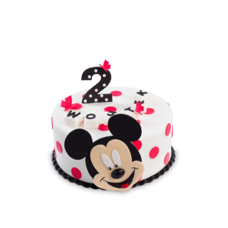 Boy Mouse with dots Cake