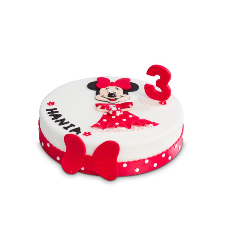 Торт Мишка-дівчинка» плоский - Екстра-декоровані торти - Торти