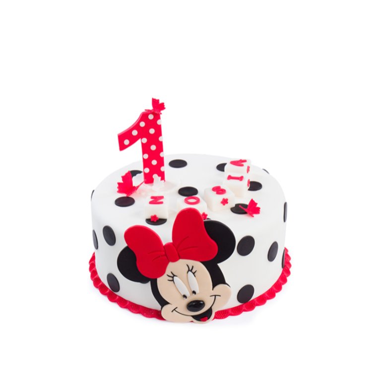 Girl Mouse with dots cake