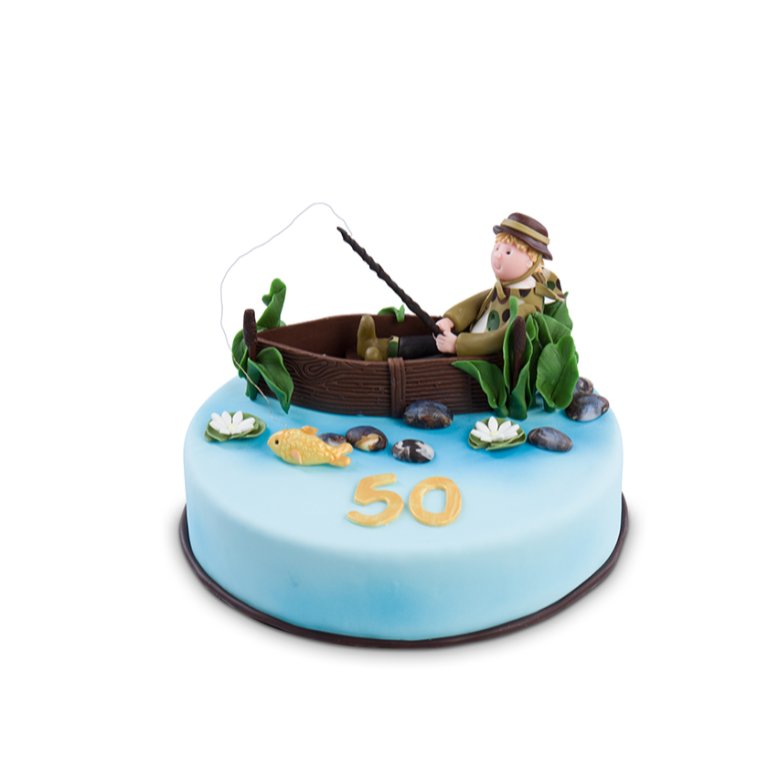 Fisherman Cake - Extra-decorative cakes - Cakes