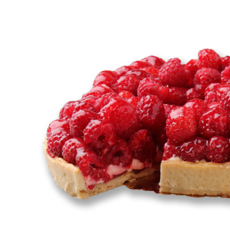Tarta z malinami - Tarty deserowe - Ciasta deserowe